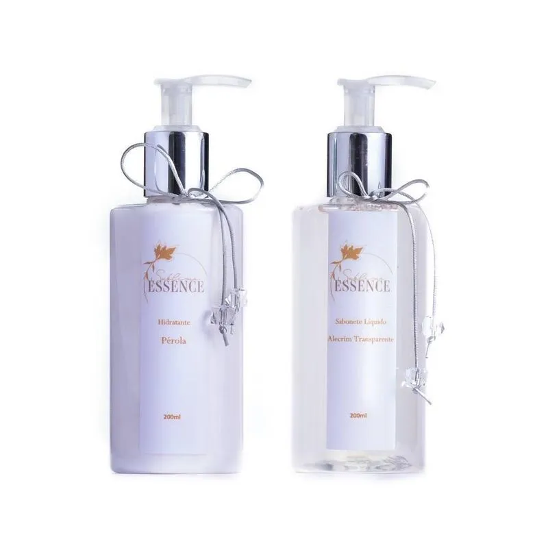 Kit Presente Sabonete Liquido E Hidratante Pérola 200ml