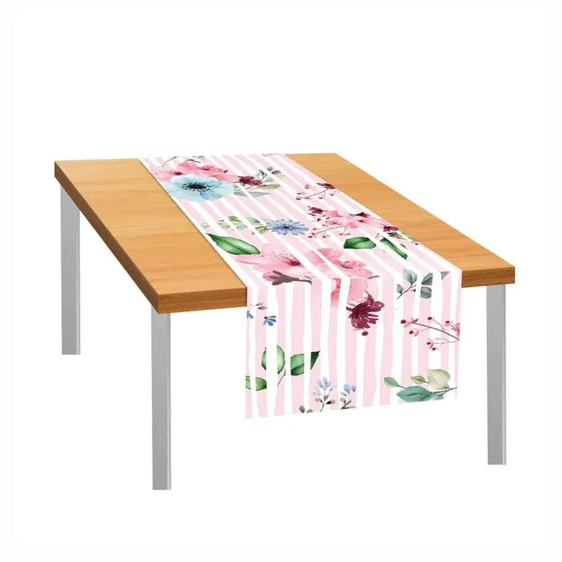 Floral Trilho de Mesa Tecido 40x200cm - Regina