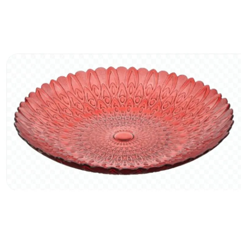 Centro De Mesa Multiuso Pluma Vermelho - Vitazza