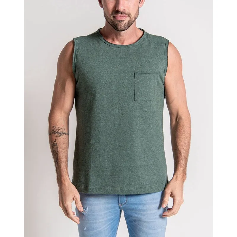 Camiseta Masculina Regata Urbo Eco Collection Verde