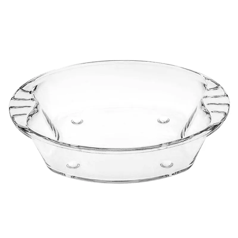 Travessa de Vidro Temperado Oval Útil Bazar 1,5L 691001W