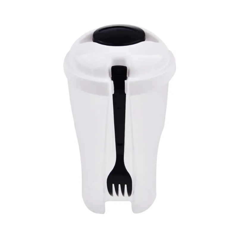 Copo Salada de Plástico Preto Útil Bazar RF134B