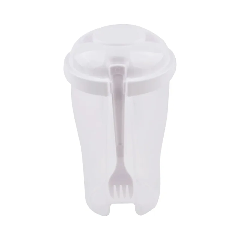 Copo Salada de Plástico Branco Útil Bazar RF134W