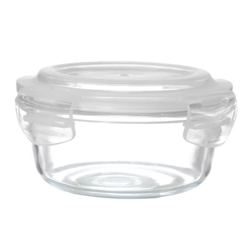 Pote Hermético de Vidro Redondo Útil Bazar 950ml RF150