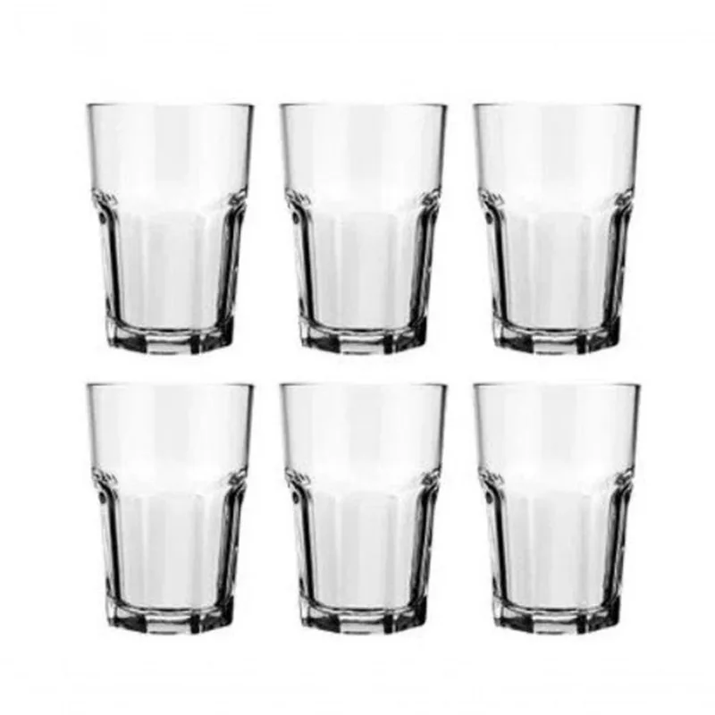 Jogo De Copos Classic Bar Em Vidro 6 Peças 310ml