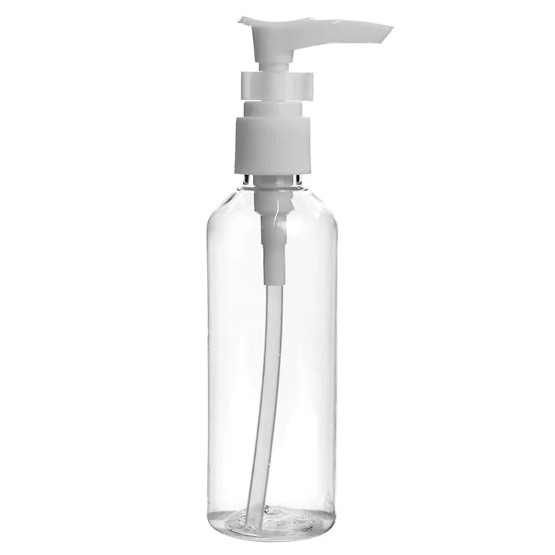 Frasco com Válvula para Gel Plástico Transparente Útil Bazar 100ml RF215