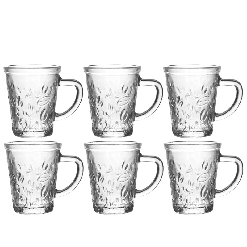 Jogo Canequinha de Vidro 6pcs Útil Bazar RF729