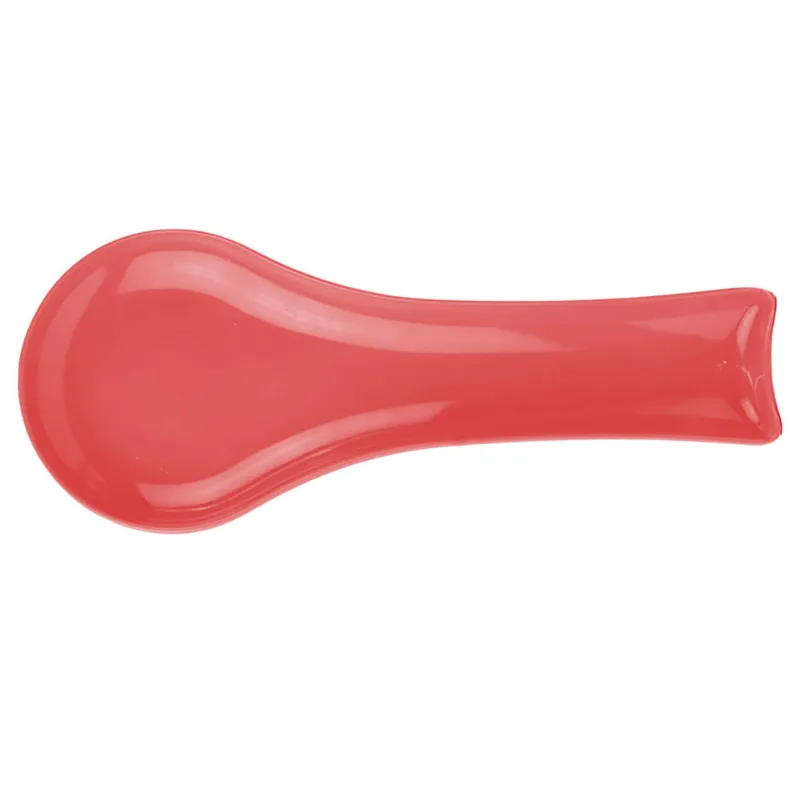 Descanso para Talher Melamina Vermelho Coral Útil Bazar 27x11cm RF900