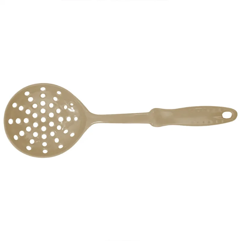 Escumadeira de Melamina Bege Útil Bazar 33cm RF936