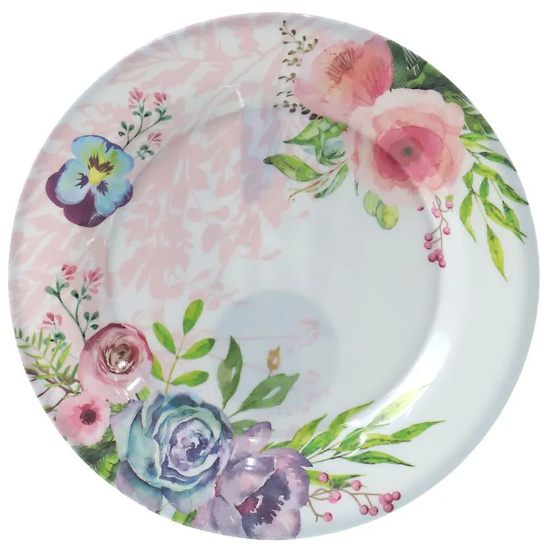 Sousplat em Melamina Decorada Útil Bazar 36cm RF981