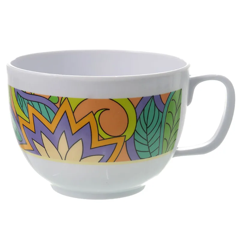 Caneca Consume em Melamina Decorada Útil Bazar 700ml RF1025
