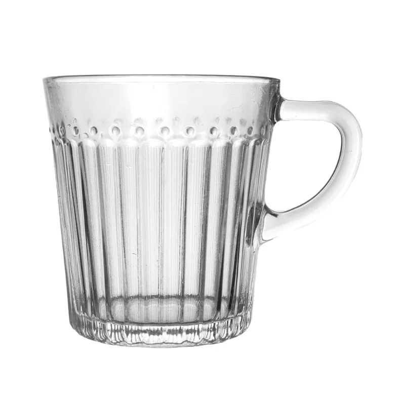 Caneca de Vidro Cristal Útil Bazar 270ml