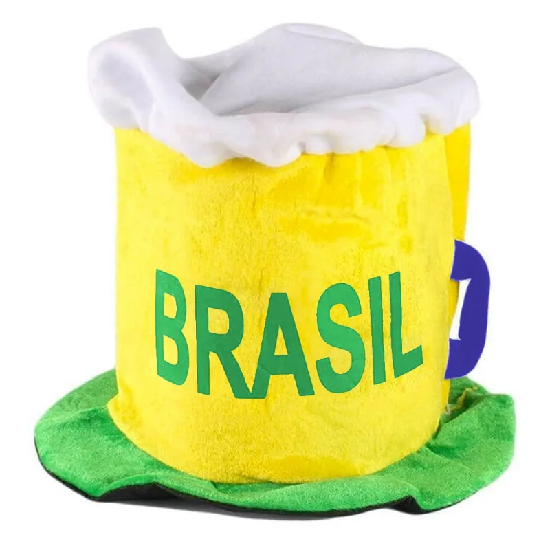 Chapéu Caneca Chopp Brasil Útil Bazar RF2969