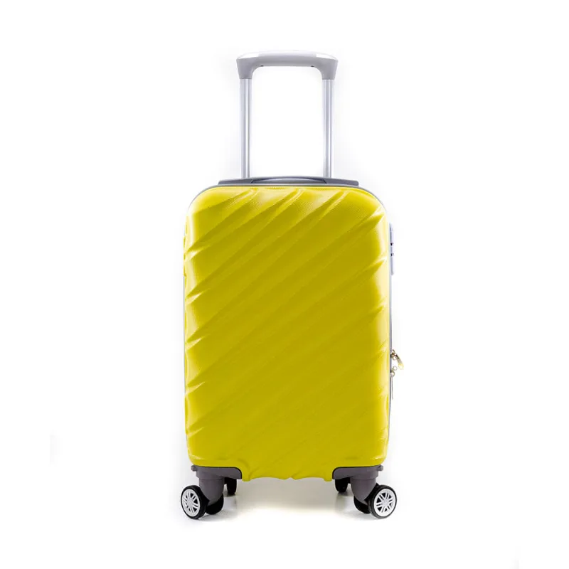 Mala de Mão Para Viagem Rígida Amarela Útil Bags 48cm UB523A