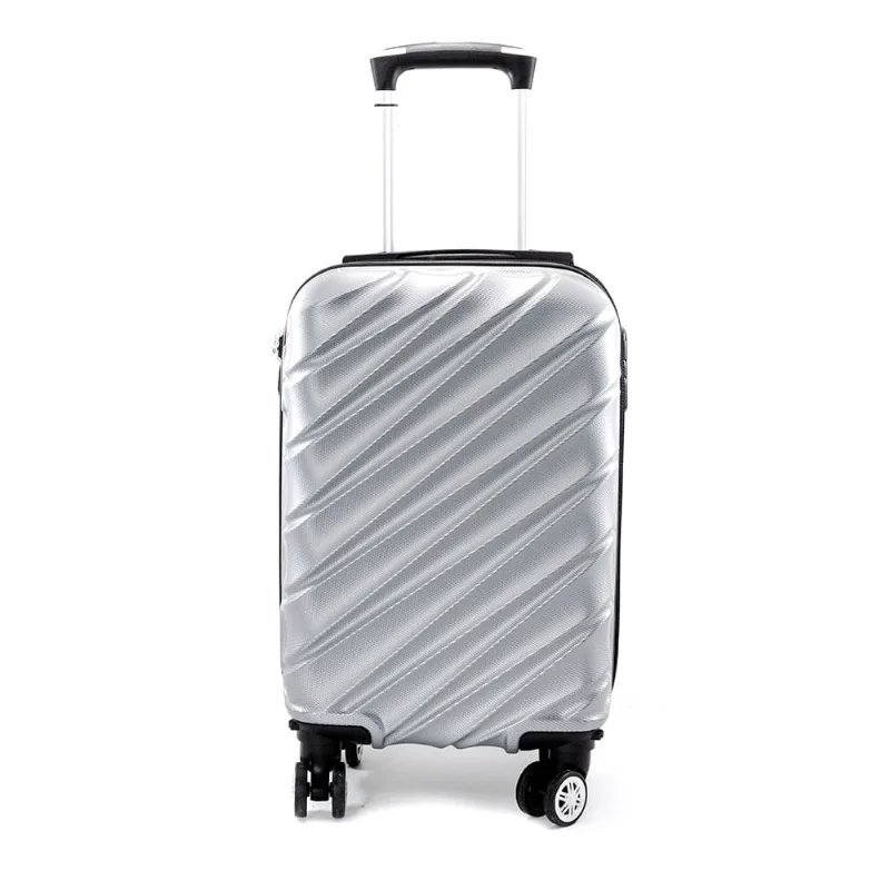 Mala de Mão Para Viagem Rígida Cinza Útil Bags 48cm UB5234A