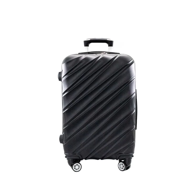 Mala de Mão Para Viagem Rígida Preta Útil Bags 53cm UB5234C