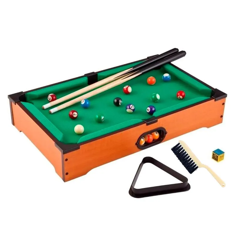 Jogo de Sinuca Infantil 22 Pçs World Brinquedos 32x10x52cm RF2986