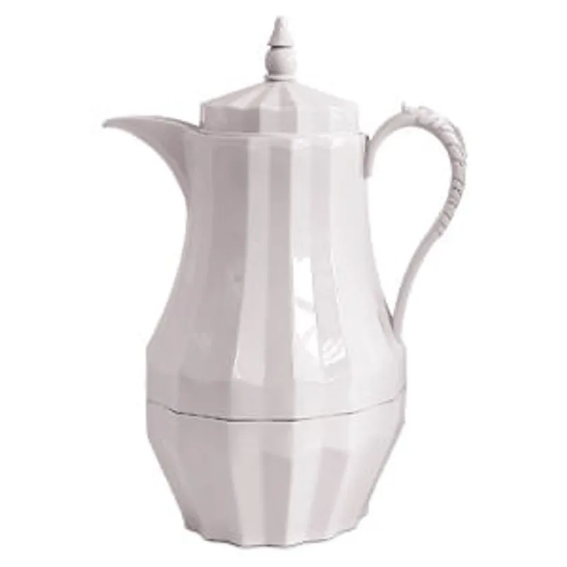 Garrafa Térmica Vintage Florença Branco Útil Bazar 1L RF3117BR