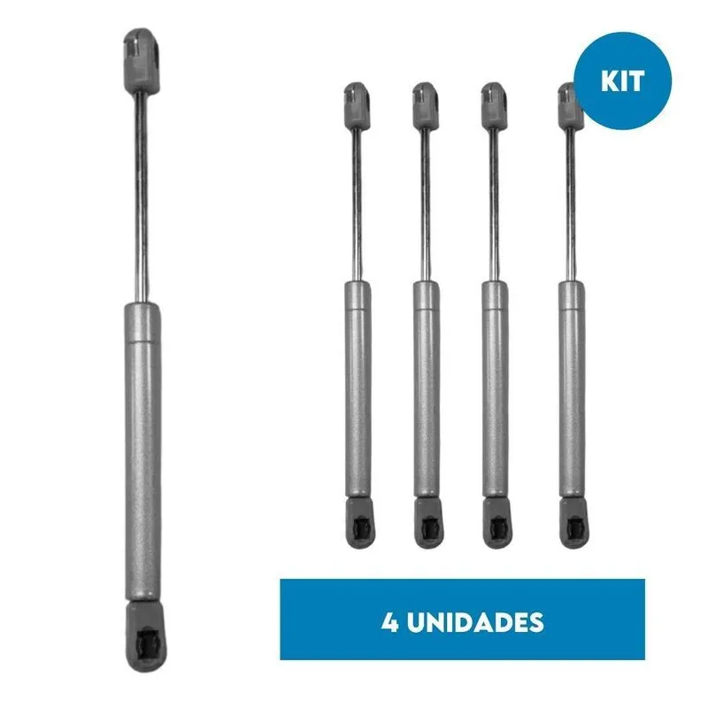 4 Pistão A Gás 60n Para Móveis E Armários Amortecedor 6kg