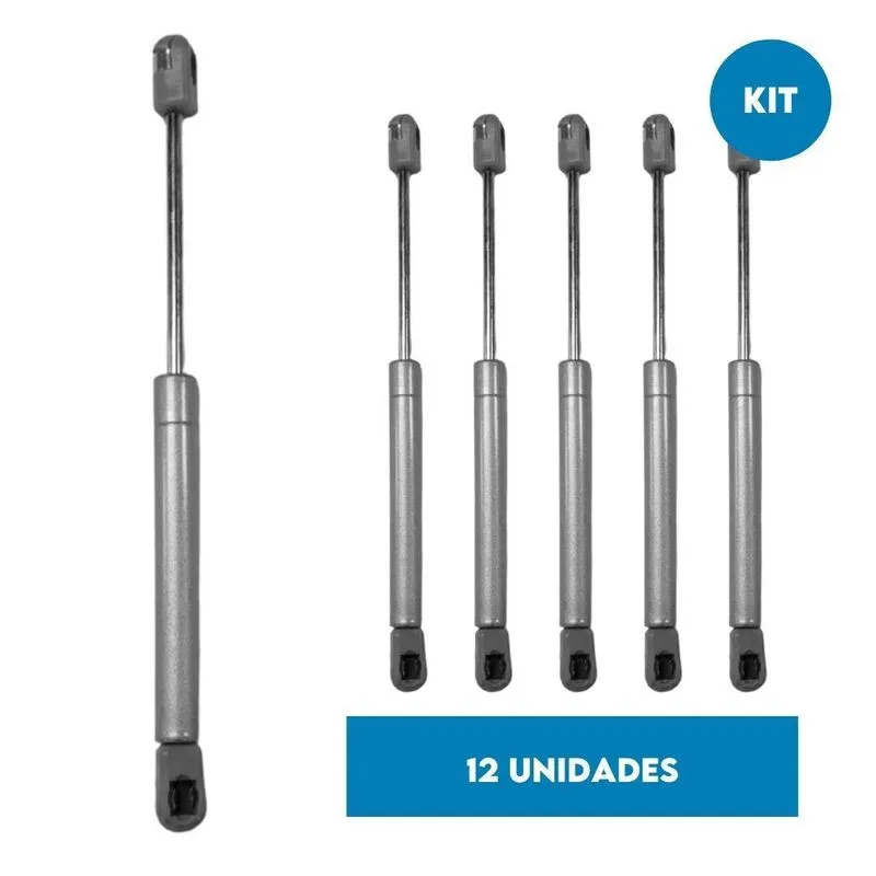 12 Pistão A Gás Amortecedor Para Cima 60n Cinza 6kg Móveis