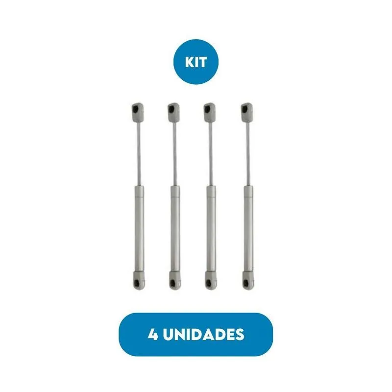 4 Pistão A Gás Para Moveis E Armario Amortecedor Portas 80n