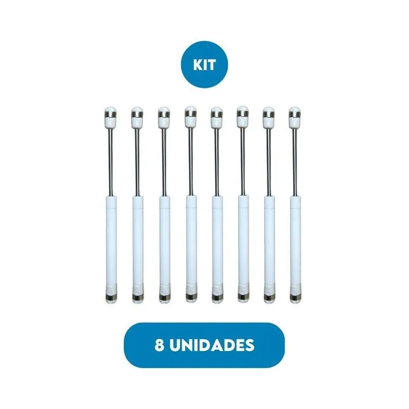 8 Pistão A Gás Para Móveis Armários Cozinha Amortecedor 80n
