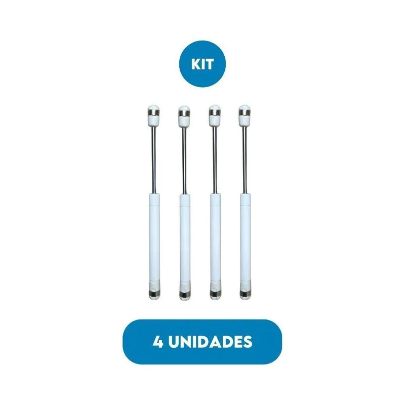 4 Pistão A Gás Para Moveis E Armario Amortecedor Portas 8kg