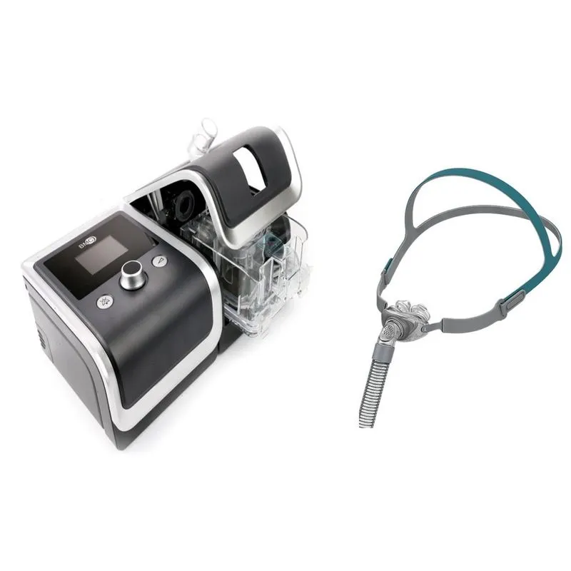 Kit cpap Básico RESmart Gll, modelo E-20C-H-0, com Umidificador e Máscara Nasal P2 Pillow Interface-Tamanhos p, M e G