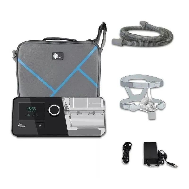 Kit cpap Auto G3 A20 com Umidificador e Máscara Nasal N5 (todos os tamanhos p, m, g)