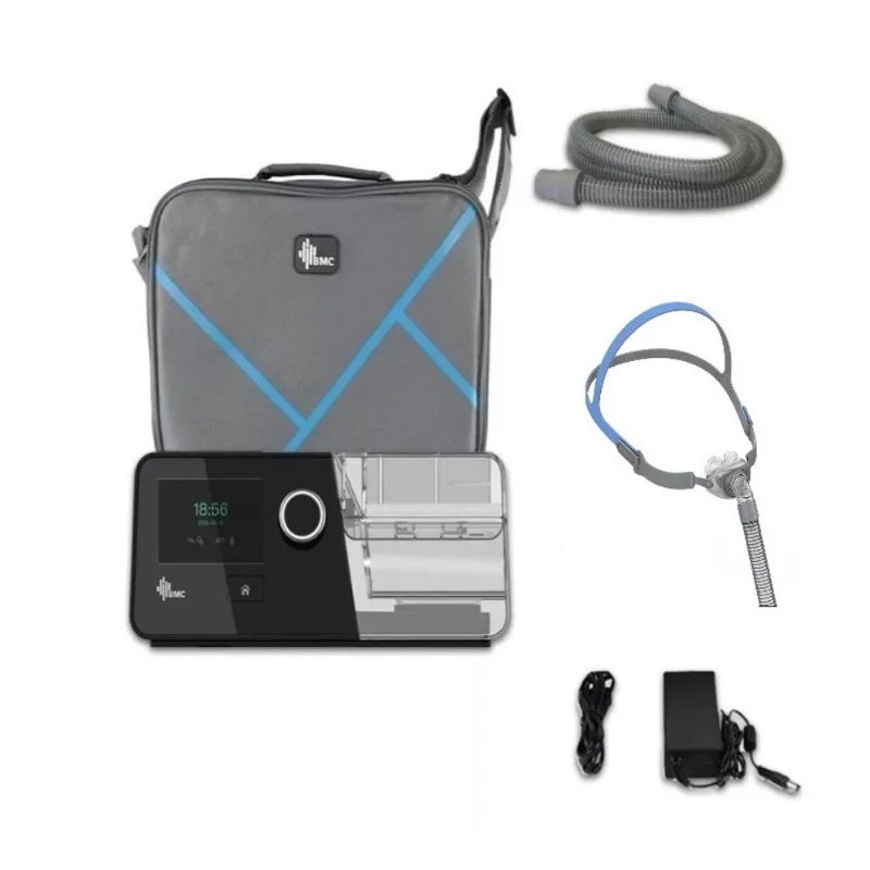 Kit cpap Básico G3 C20 com Umidificador e Máscara Nasal P2 Pillow Interface - Tamanhos p, M e G
