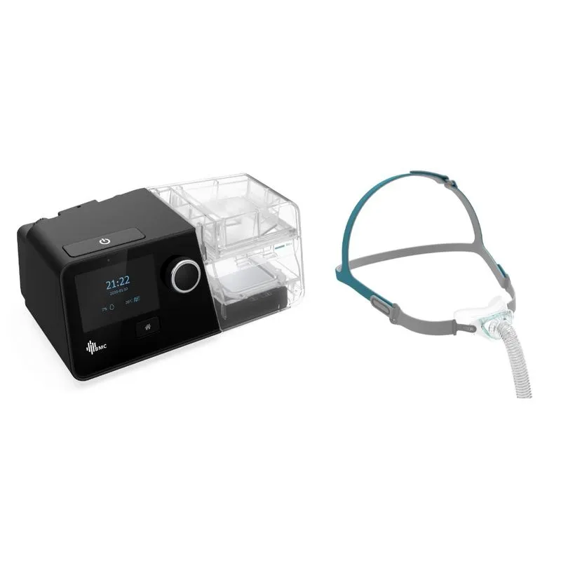Kit cpap Resmart Auto G3 A20 com Umidificador e Máscara Nasal N6 (todos os tamanhos p, m, g)