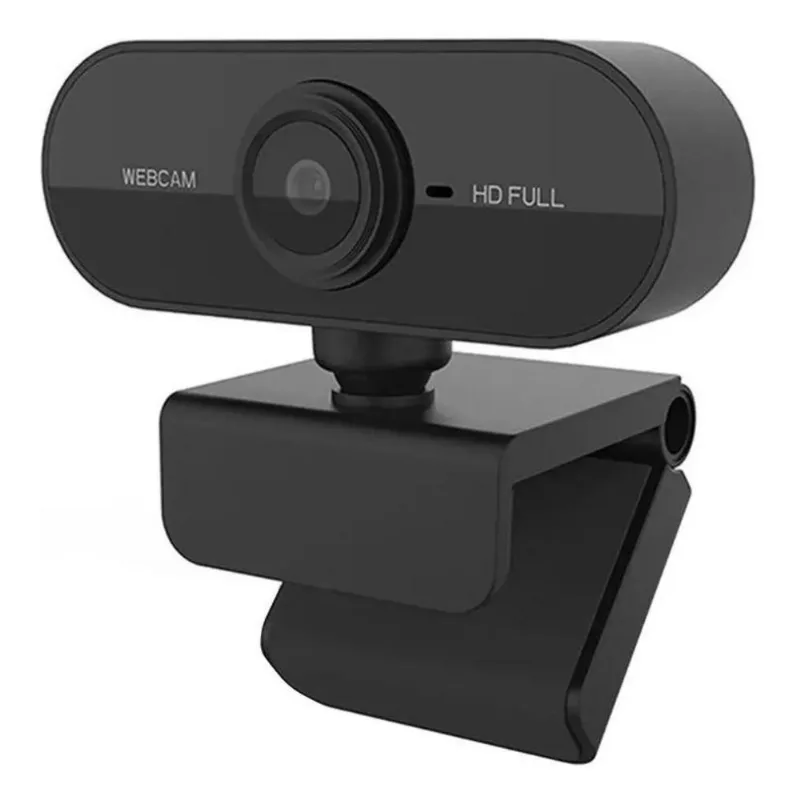 Webcam Full Hd 1080P Liba Usb Gira 360º Microfone Embutido