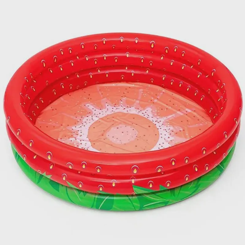 Piscina Inflável 390 Litros Morango 3 Anéis - BST-140 - 51145 - Bestway