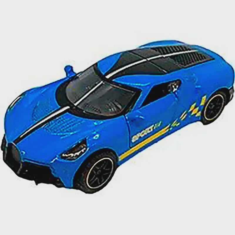 Carro Esportivo Miniatura Bugatti Escala 1:43 Azul 6843 - Dorémi