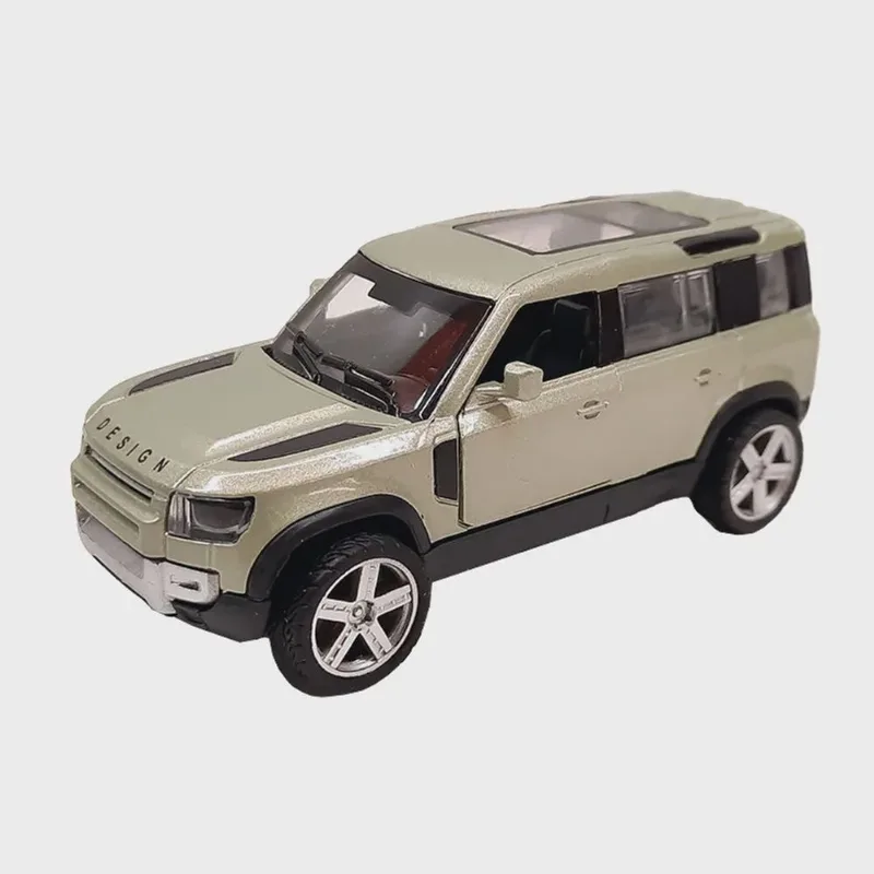 Carro suv Miniatura Land Rover Defender Verde Escala 1:43 6843-52 - Dorémi