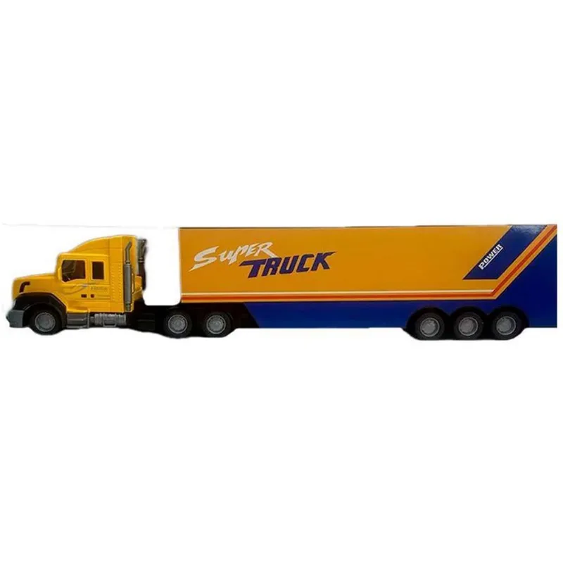 Caminhão Miniatura Carreta Amarelo 60Cm Js898-29B - Dorémi