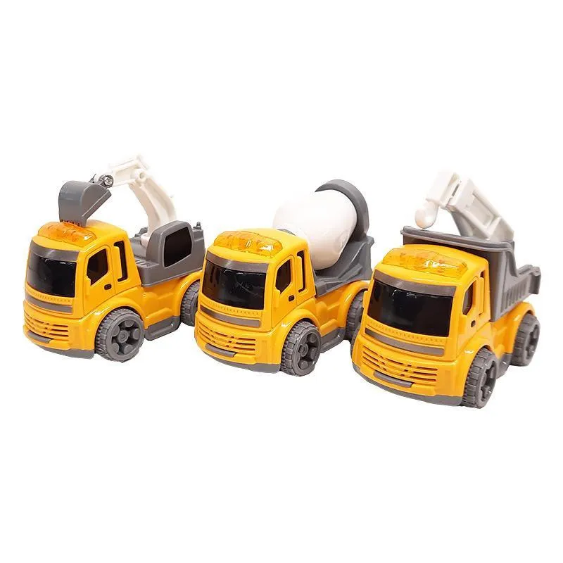 Kit 3 Carrinhos Construção Truck Brinquedo 2621-2 - Dorémi