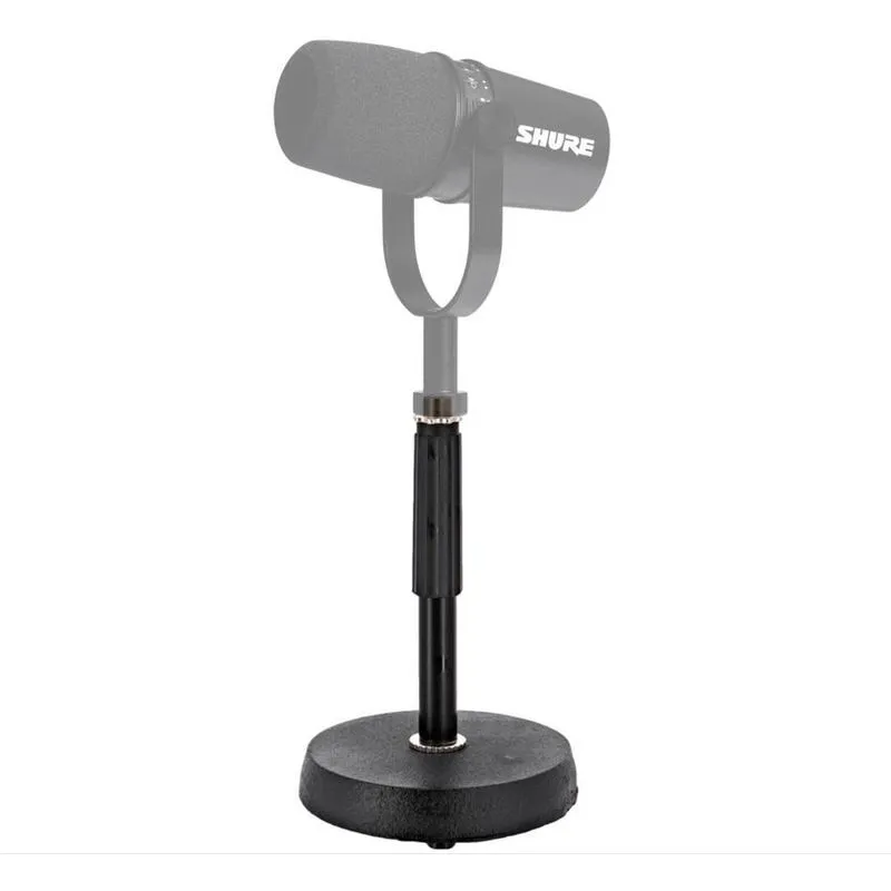Suporte/pedestal Mesa Reto P/microfone Condensador Sm7b/mv7