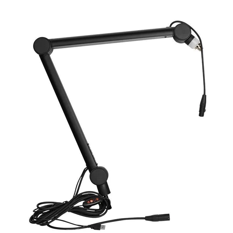 Pedestal Articulado Led P/microfone Mv7/sm7b,c1,podmic,52 Cm
