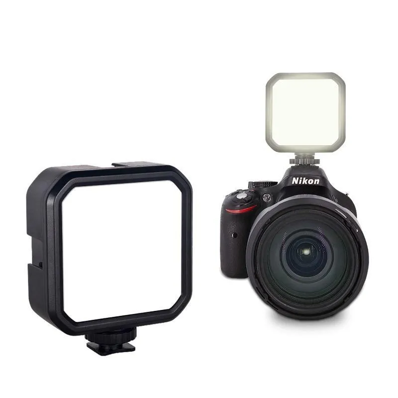 Iluminador 62 Leds 5w Recarregável P/câmera Dslr Canon, Sony