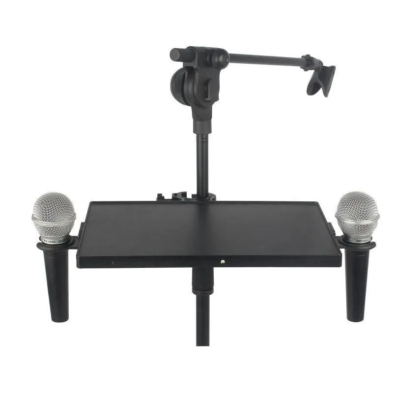 Clamp Bandeja Mesa Pedestal Suporte De Microfone,descanso