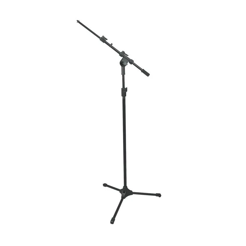 Pedestal Suporte Microfone Aj135 Reforçado Tripé Girafa, Aço