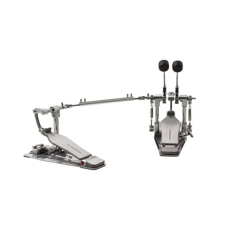 Pedal Duplo Bumbo Bateria, Direct Drive, Tensão, Alumínio