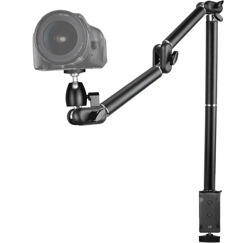 Suporte Articulado Mesa Câmera Celular Webcam Ring Light