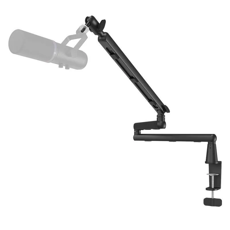 Braço Low Profile Triplo Para Microfone Podcast Estúdio Sm7b