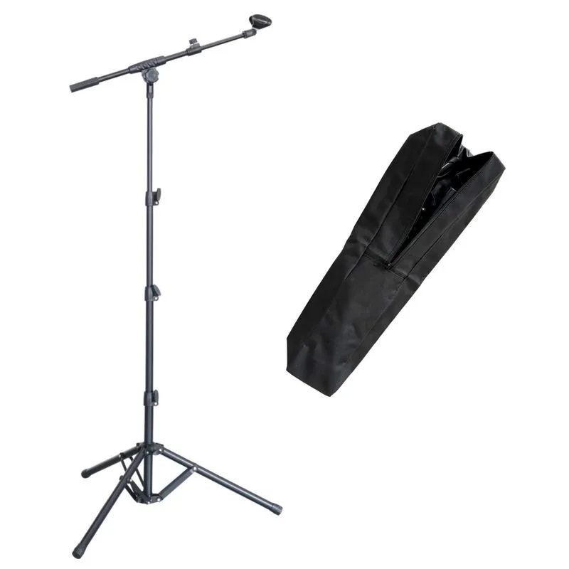 Pedestal Girafa Tripé Portátil Para Microfone Vocal Com Bag