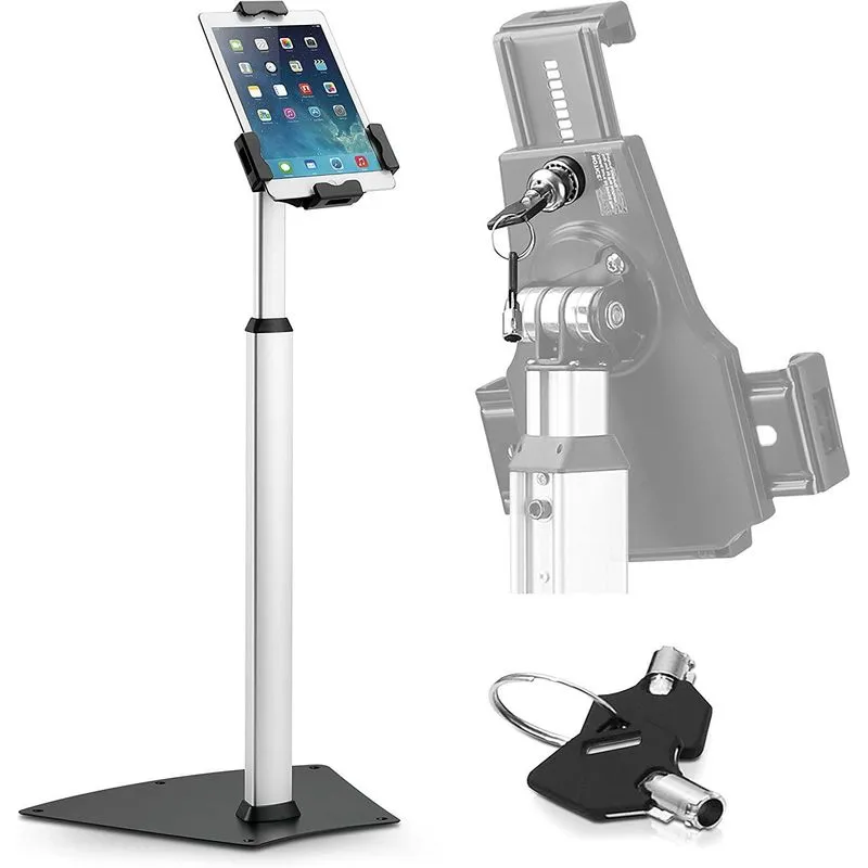 Suporte Totem De Piso Antifurto Para Tablet Samsung Pdv Loja