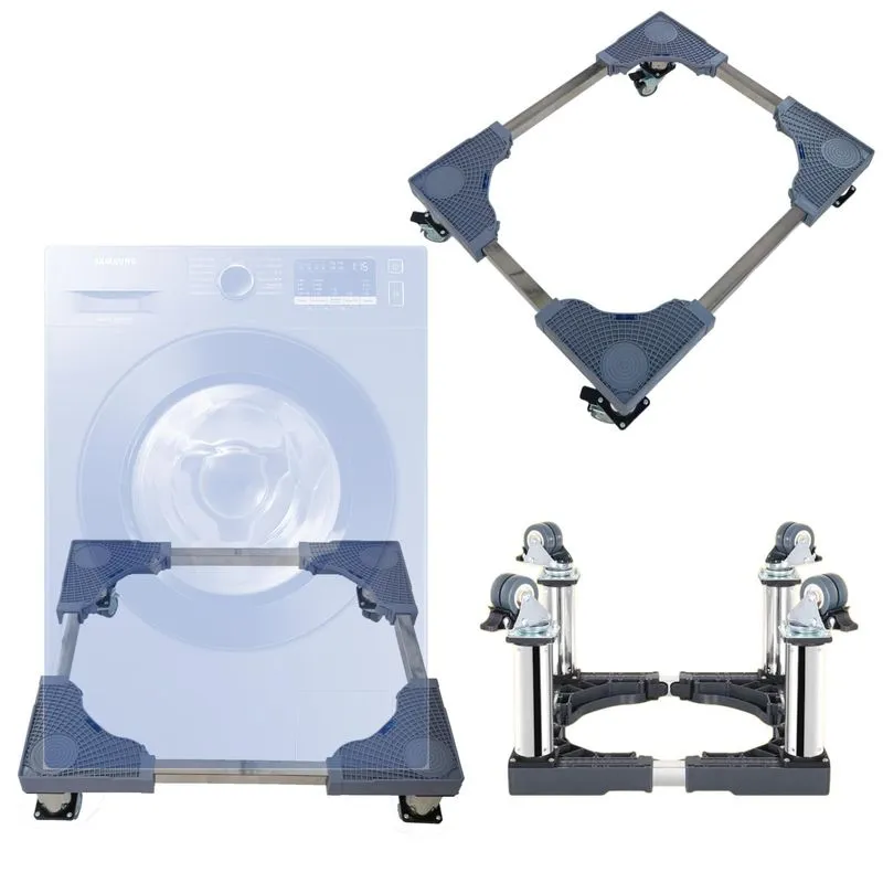 Suporte Base Com Rodas Para Lavadora Lava E Seca Samsung