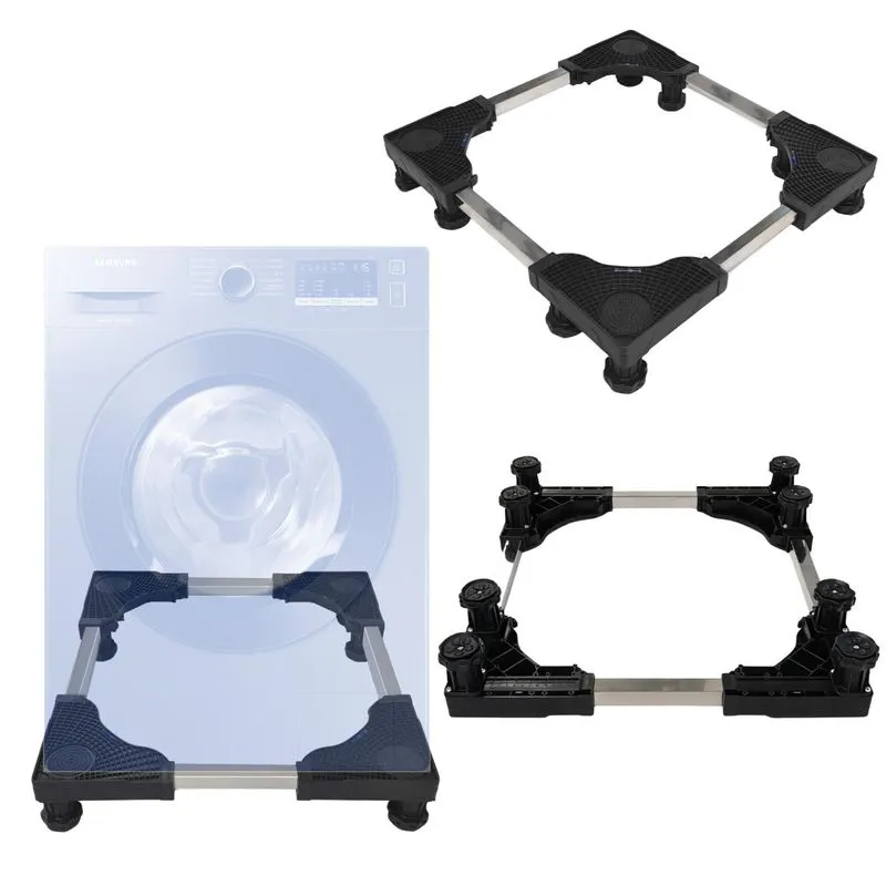Suporte Base Elevatória P/lavadora Lava E Seca Samsung,preto