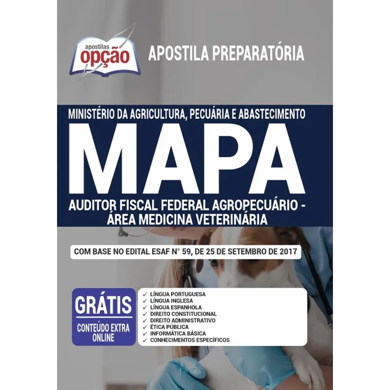 Apostila Concurso Mapa - Auditor Fiscal Federal Agropecuário